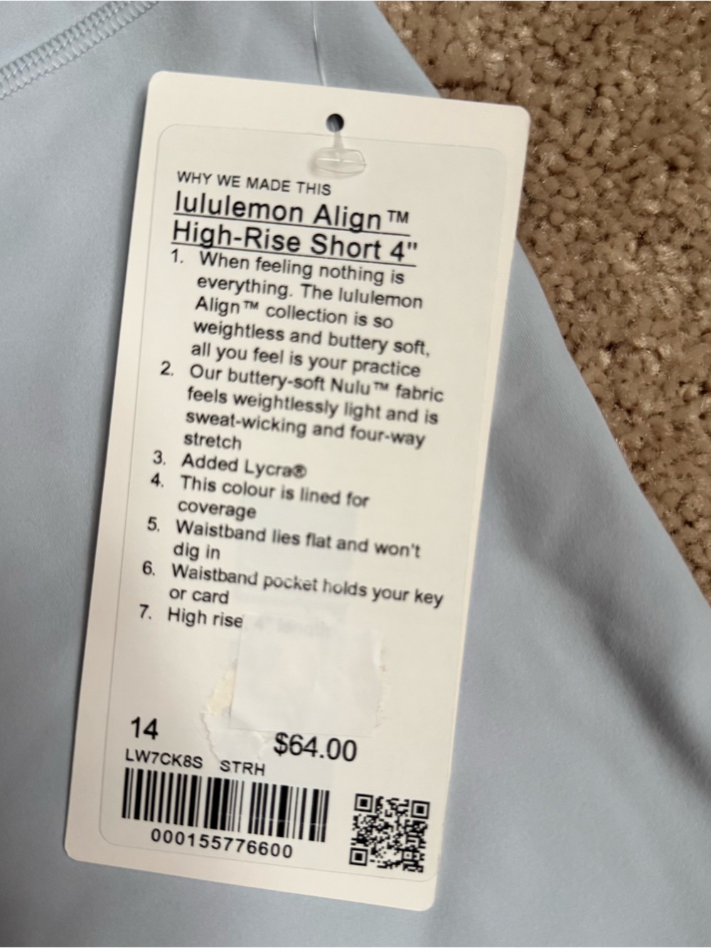 💙 Lululemon Starch Blue Matching Bundle Size 14 - Picture 9 of 9